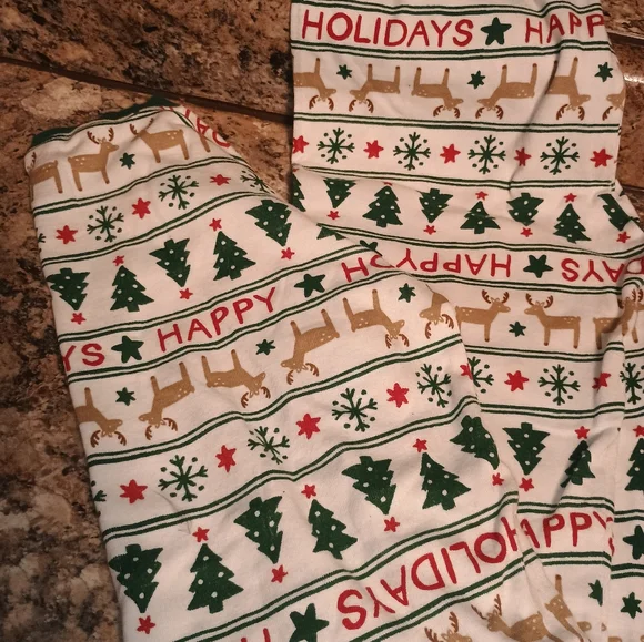 Carter's size 14 holiday Christmas pajamas two-piece holiday PJ size 14. - Picture 4 of 4